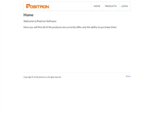 Tablet Screenshot of positron.us